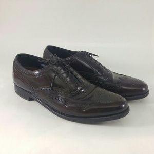 Florsheim Mens Lexington Leather Wingtip sz10.5